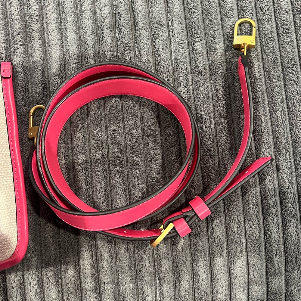 Silvana Monogram Double Compartment Mini Tote Pink - image 3